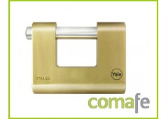 Candado laton rectangular 90mm