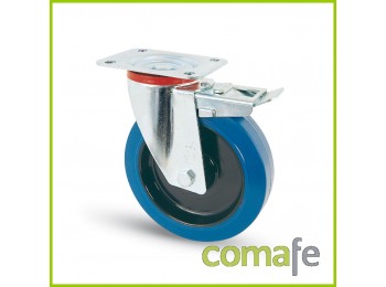 Rueda goma elast. azul c/f 66a