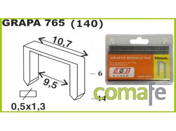 Grapa 765 14mm 1000 pzs