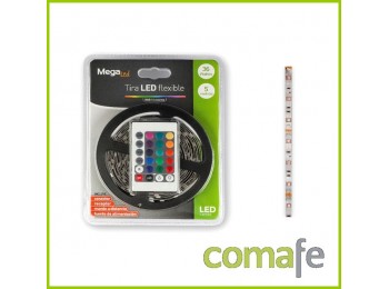 Tira led 5mt luz rgb 16 col 15