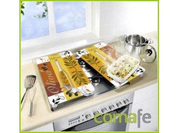 Tabla cocina vidrio 2 pzas oli