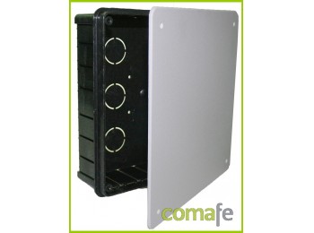 Caja empalme cuadr tapa tornil