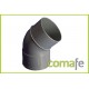 Codo pvc evacuacion m-h 45? 