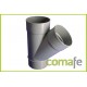 Derivacion pvc evacuacion m-h