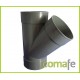 Derivacion pvc evacuacion h-h