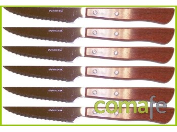 Cuchillo chuletero set 6