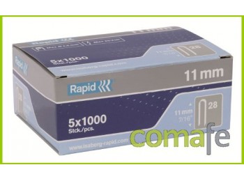 Grapa cable 28 11mm 5000pzs