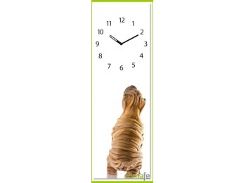 Reloj decoracion perro 20x60cm