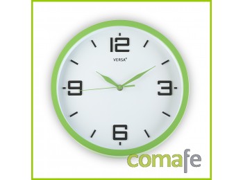 Reloj cocina 30cm verde
