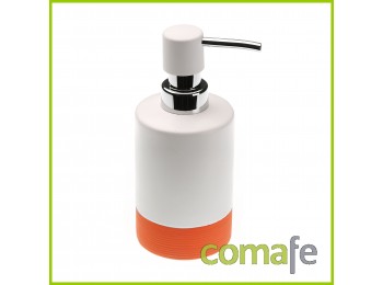 Dispensador jabon ba?o blanco-