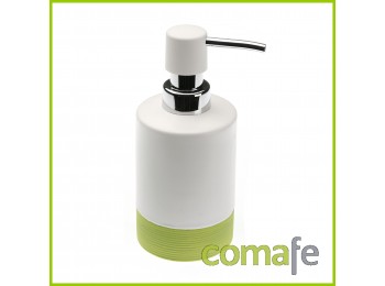 Dispensador jabon ba?o blanco-