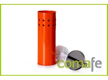 Escobillero wc naranja 10 x 10