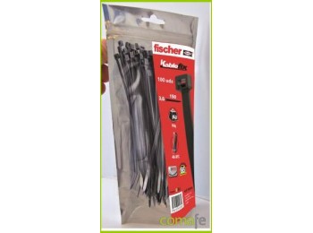 Brida  3,6x200 negro 100 pzs