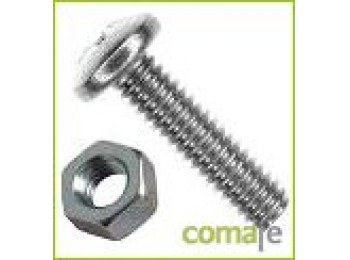 Tornillo con tuerca din934 4x2