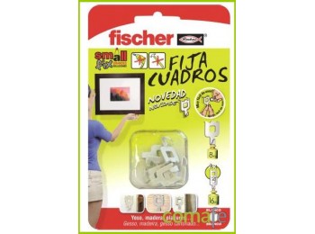 Fijacuadros negro 8pzs