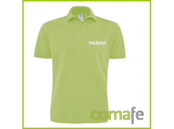 Polo manga corta verde natuur
