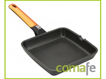 Grill liso alum fund 28x28 ind
