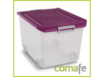 Caja ordenacion plast c/rued 6
