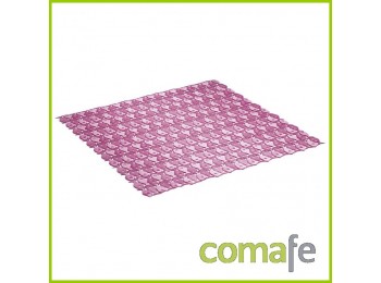 Alfombra ba?o 54x54 berenjena