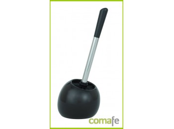 Escobillero wc ceramico negro