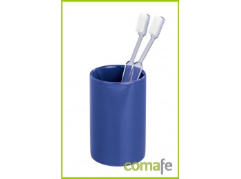 Vaso ba?o ceramica azul polari