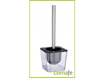 Escobillero wc plast  transp c