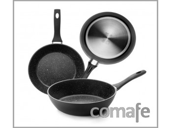 Sarten honda aluminio 24cm ind