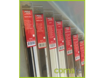 Electrodo aluminio 2,5x350mm a