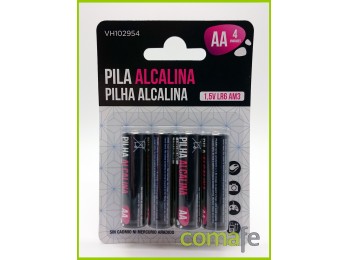 Pila alcalina lr06   aa 4pz vi