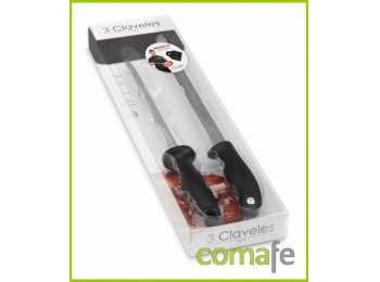 Cuchillo jamonero chaira set 3
