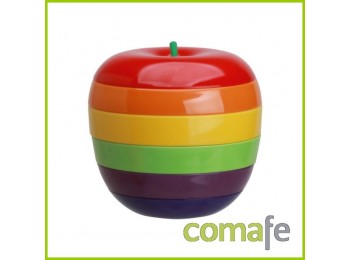 Bol manzana 5pz 11 x 11 cm cmp