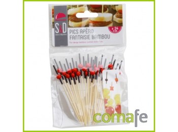 Pincho surtido 24pz 9 cm cmp p