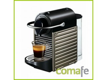 Cafetera titanio nespresso pix