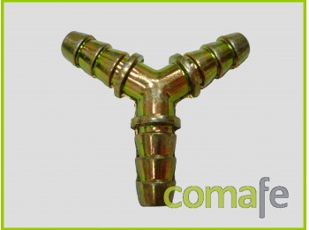 Derivacion laton pulido 9mm sa
