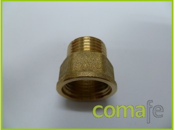 Racor laton pulido marsella 1/