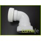 Codo polipropileno blanco 40mm