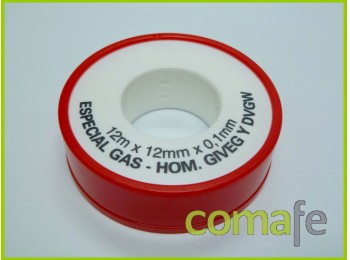 Teflon alta dens p/gas 0,1x12x