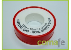 Teflon alta dens p/gas 0,1x12x