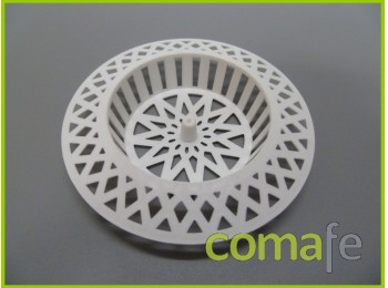 Rejilla lavabo plas bl 60x30mm
