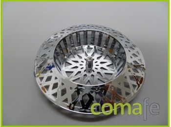 Rejilla lavabo plas crom 60x30