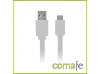 Cable micro usb a usb flat bla