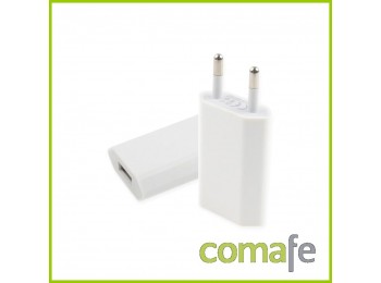 Cargador pared usb negro 1a de