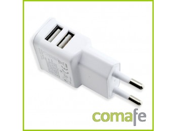 Cargador pared 2 usb 2,1a dexl