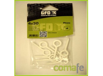 Hembrilla cerrada plast.blanc