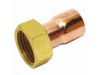 Racor loco recto cobre h 18 x