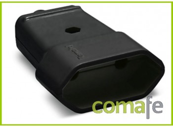 Base movil 10a-250v negra fama