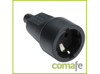 Base movil tt 16a-250v negra f