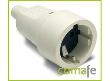 Base movil tt 16a-250v blanca