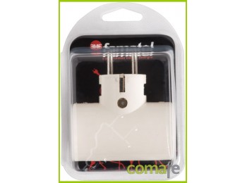 Adaptador tt 16a-250v doble bl