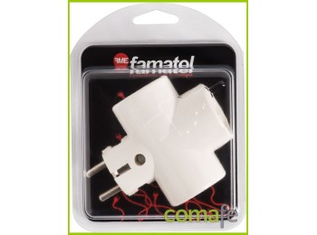 Adaptador tt 16a-250v triple b